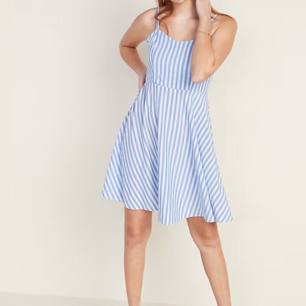 Old Navy Striped Fit & Flare Cami Mini Dress‎ Size XS